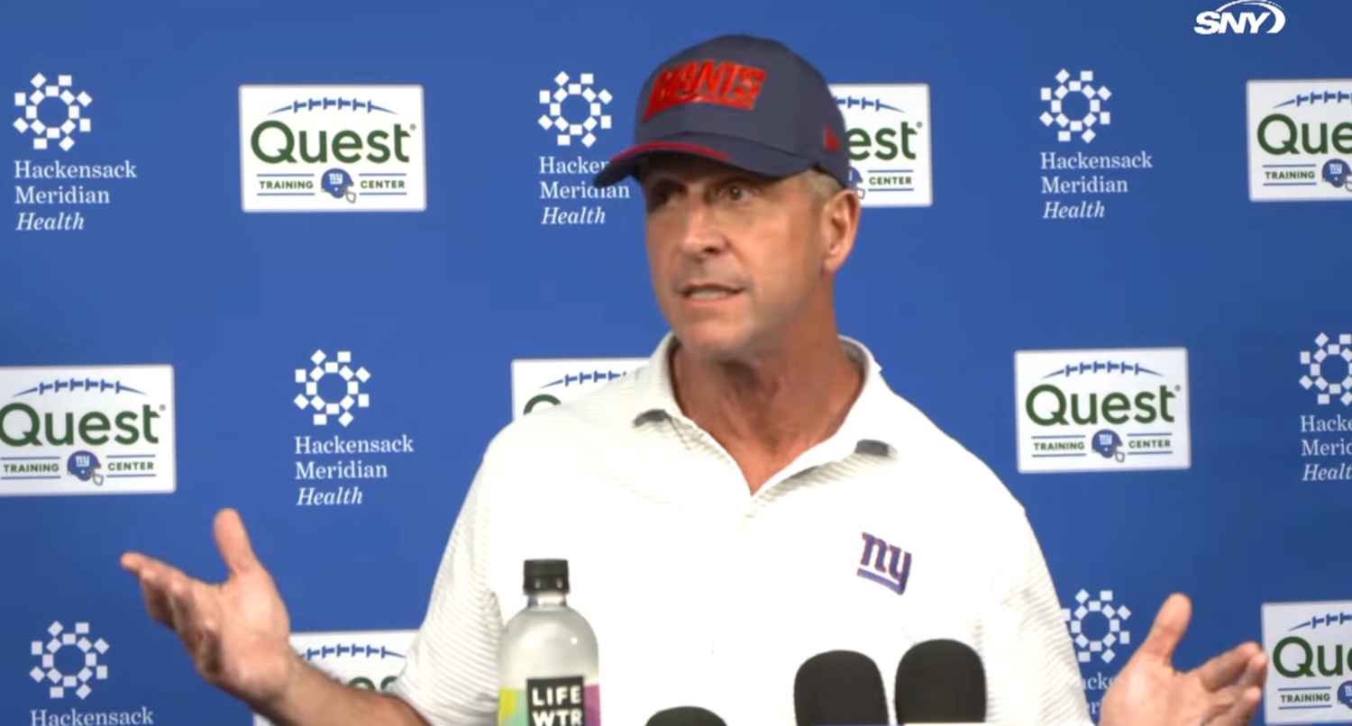 John Harbaugh pushes back on media over Malik Nabers questions
