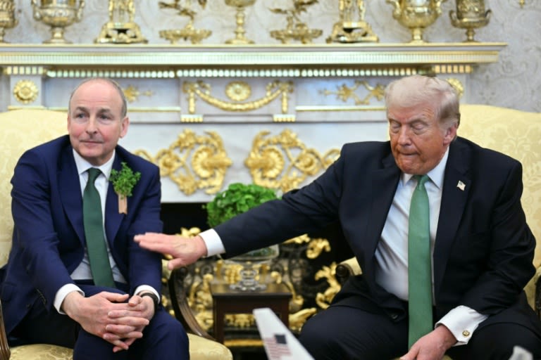 Trump jets to Ireland for golf tournament, PM talks
