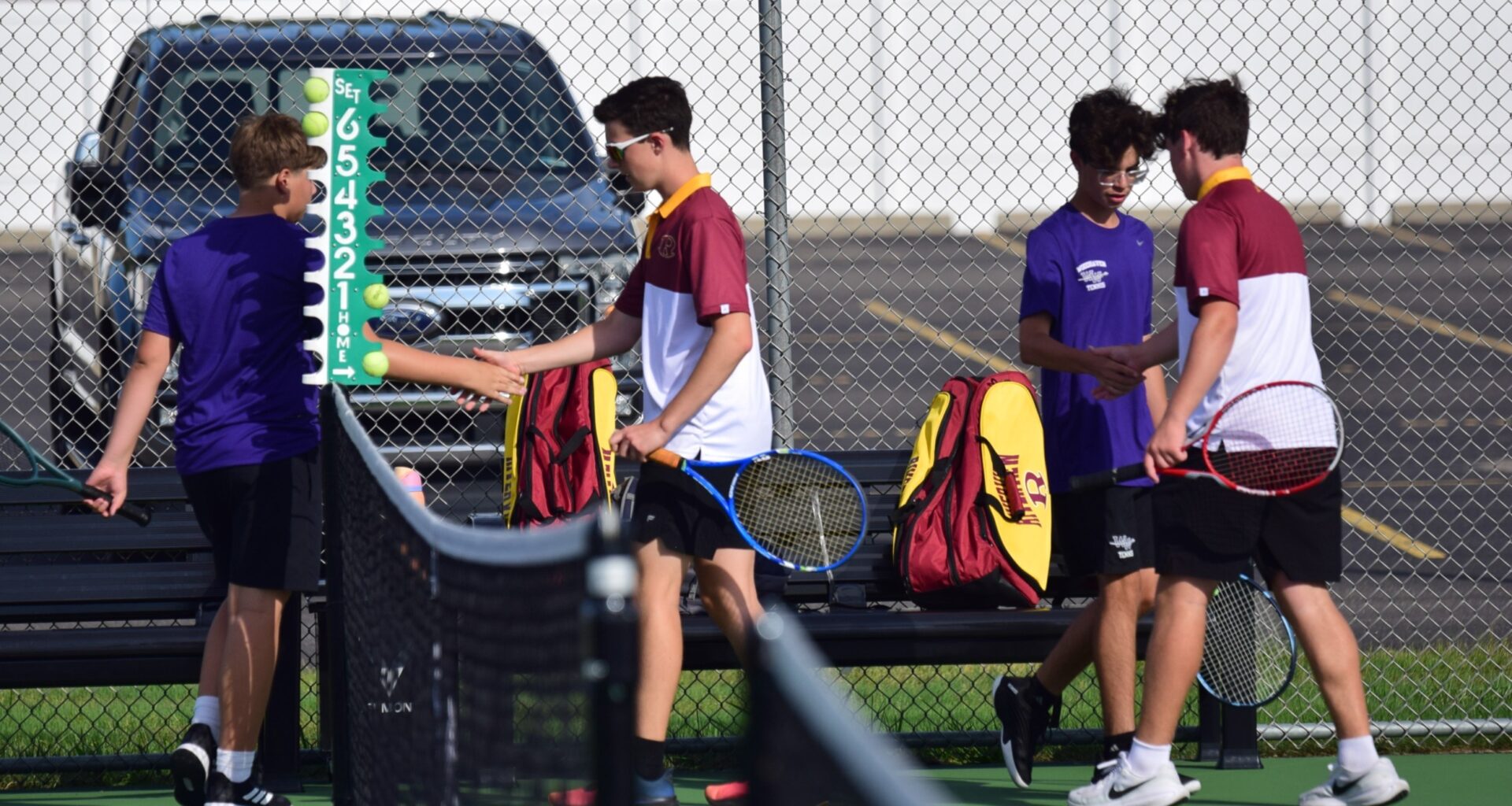 Photo gallery of Riverview vs Brownstown Woodhaven in a boys tennis matchup – The News Herald