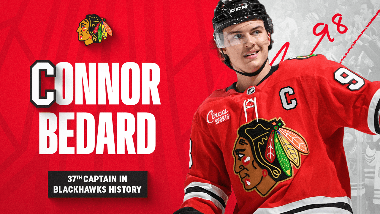 RELEASE: Blackhawks Announce Connor Bedard as 37th Captain in Franchise History