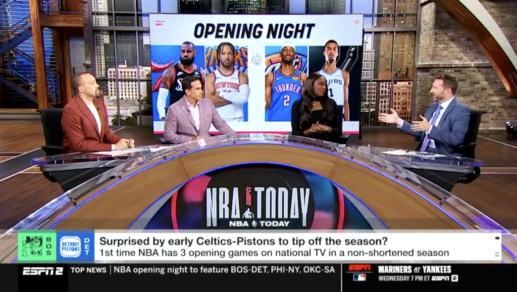 'NBA Today' misses air due to technical difficulties on Wednesday