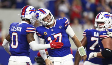 Thursday Night Football: Josh Allen accounts for five TDs in Bills' 41-31 win over Lions