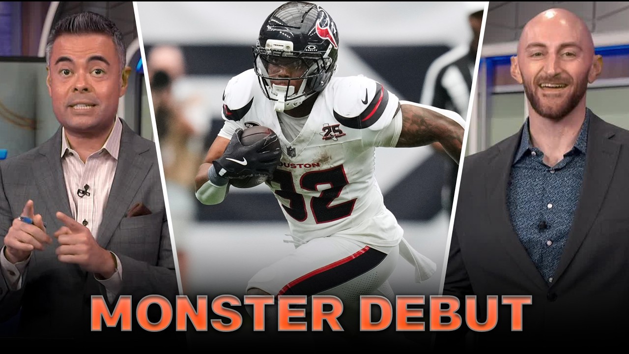 Who's In, Who's Out? Monday Night Football + Texans RB, David Montgomery Interview | NFL Report