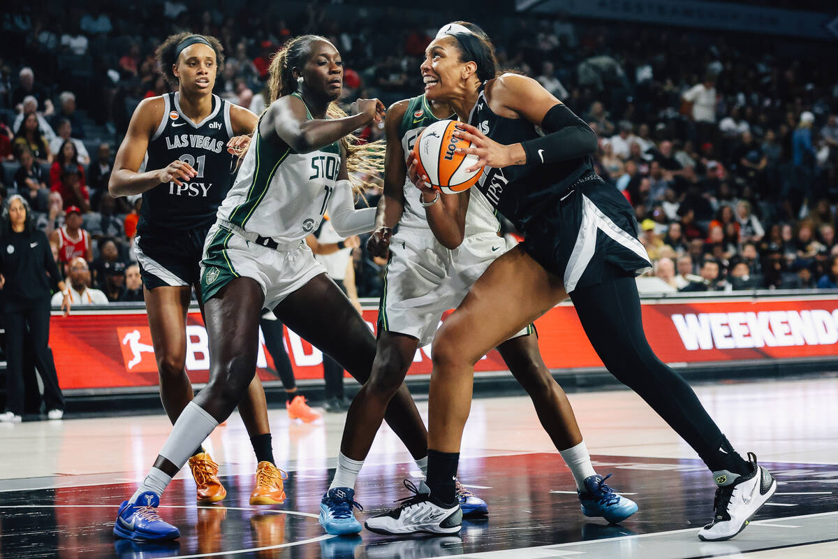 A’ja Wilson surpasses 1,000-point mark as Las Vegas Aces sweep Seattle Storm | Aces