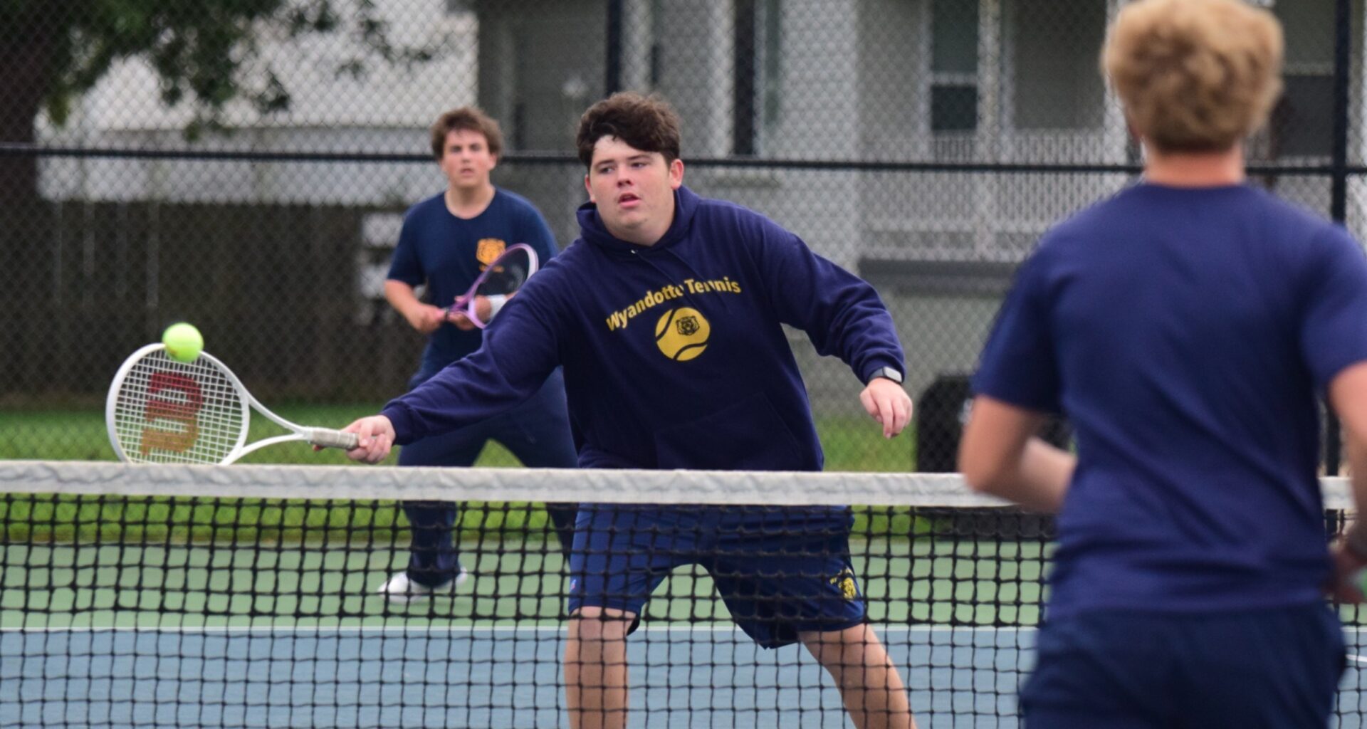 Photo gallery of Trenton vs Wyandotte Roosevelt in boys tennis action – The News Herald