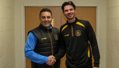 Chris McKenna signs for Dumbarton in September 2026