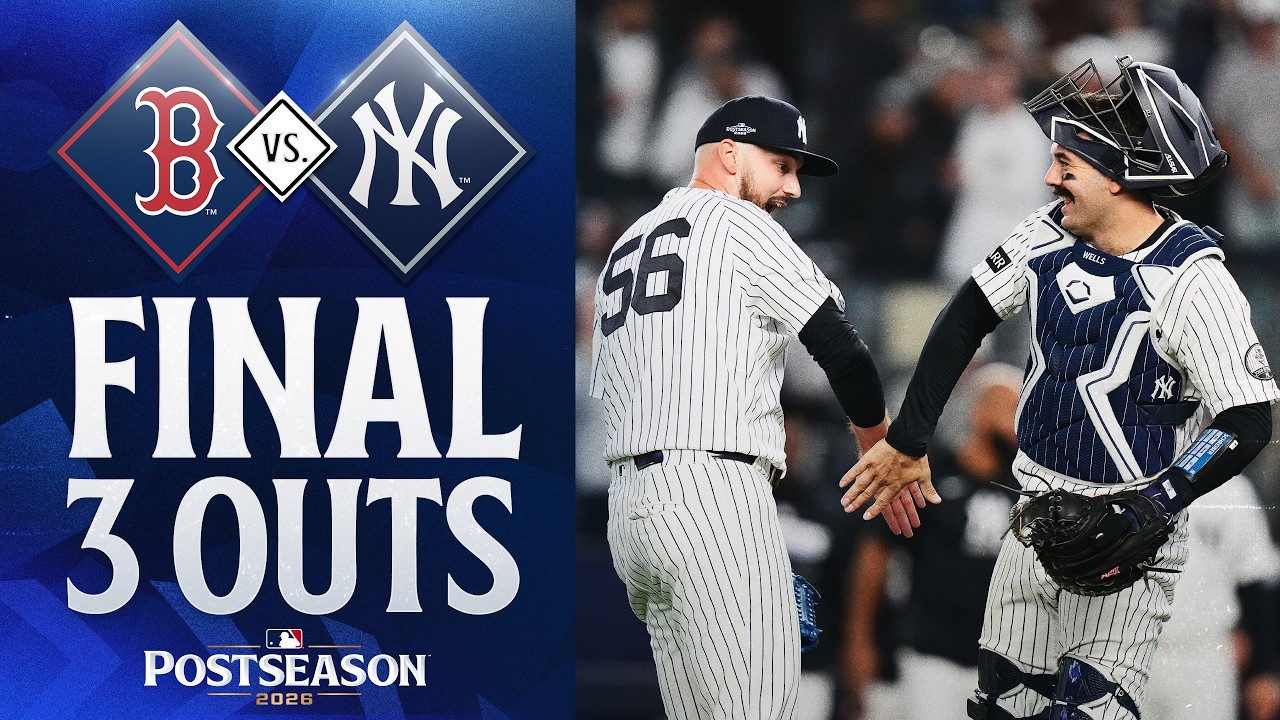 FINAL 3 OUTS: The Yankees begin the 2026 Postseason with a blowout win over the Red Sox! 👀