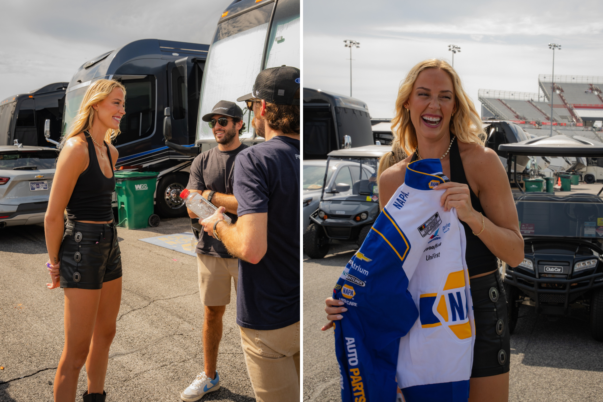 Sophie Cunningham made her presence felt at the NASCAR Cup Series race