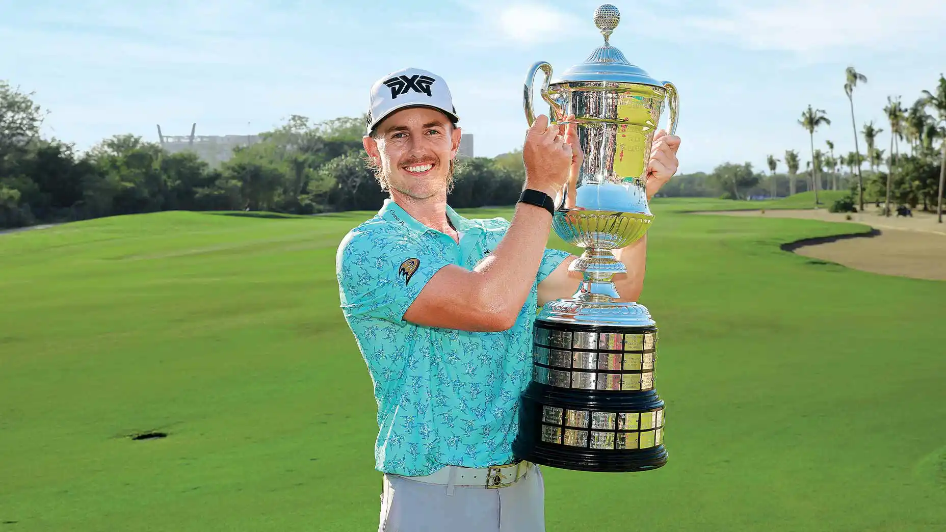 Knapp, a Cali native, won three times on PGA Tour Canada before qualifying for the PGA Tour, where his first—and so far lone victory—came at the 2024 Mexico Open