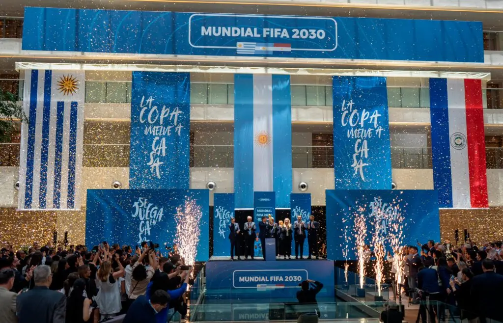 The confirmation of Argentina, Uruguay and Paraguay as inaugural venues forces Conmebol to modify their qualifying format for the World Cup Centennial, which will reduce the probability of qualification for the remaining teams to 50%. Photo: CONMEBOL.