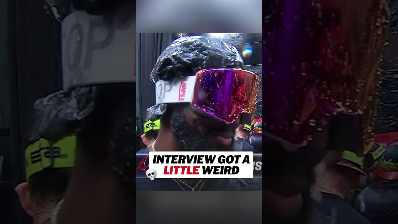 A new animal has entered the #Postseason celebrations 😂