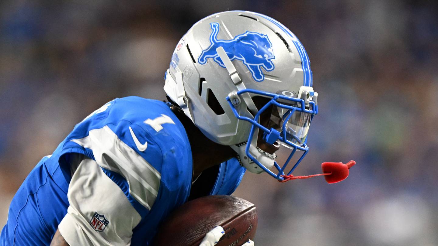 Lions WR Hit With Hefty Fine After Jets Game