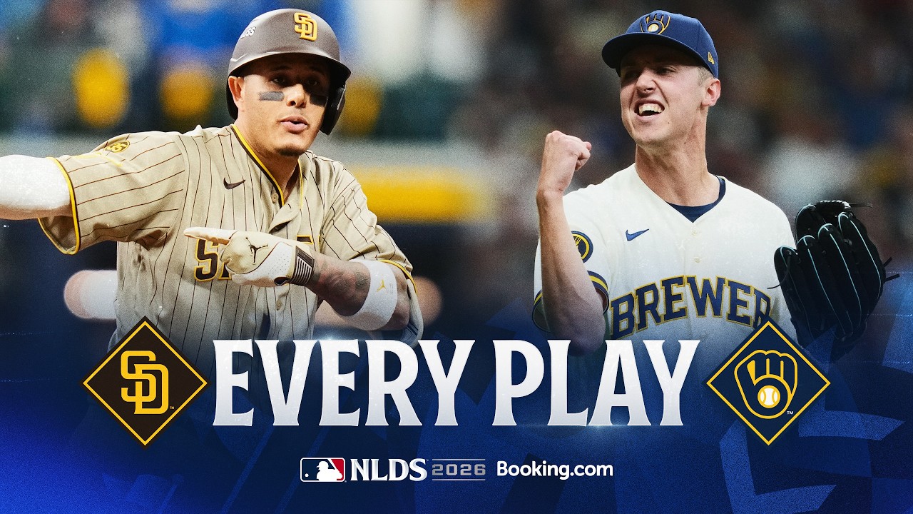 EVERY PLAY from Padres vs. Brewers NLDS Game 1