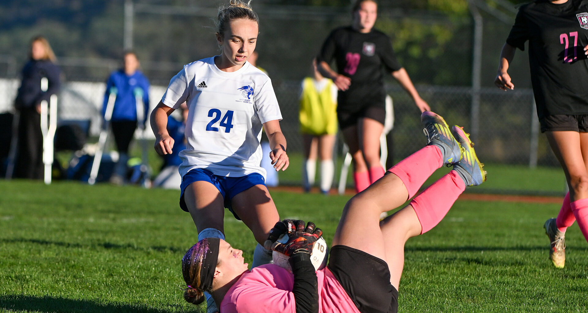 Central Mountain, Shore battle to draw in girls soccer action