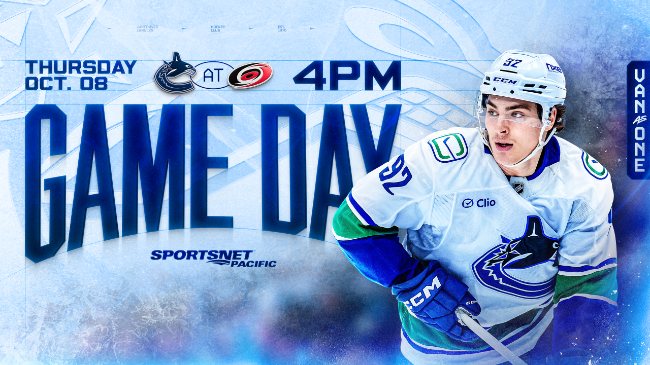 Game Notes: Canucks at Hurricanes