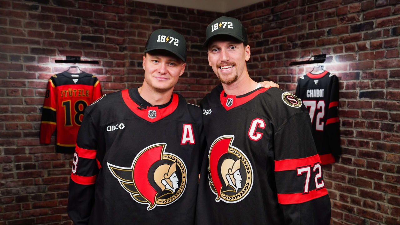 Thomas Chabot and Tim Stützle pledge $1,872 per Senators win to CHEO Foundation