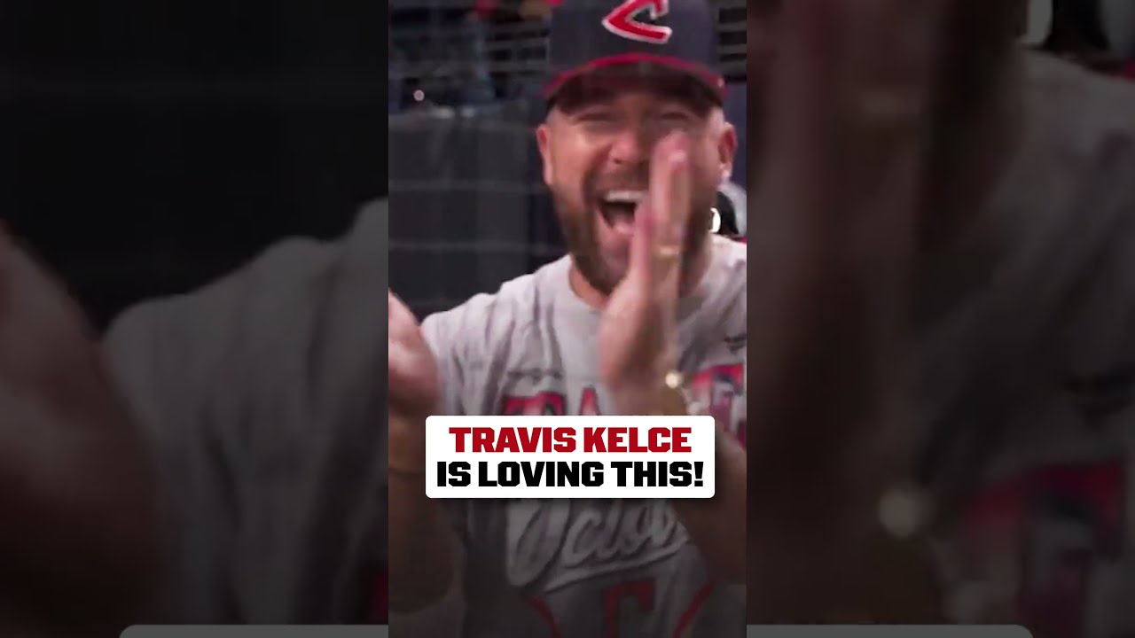 Travis Kelce and the rest of Cleveland are fired up for the Guardians 🔥