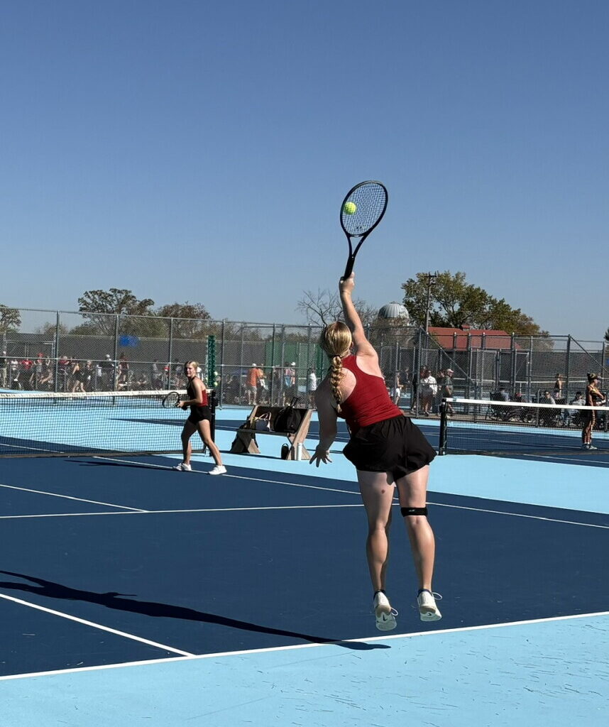 Two pairs of Fergus Falls girls tennis doubles vying for slots in state tournament