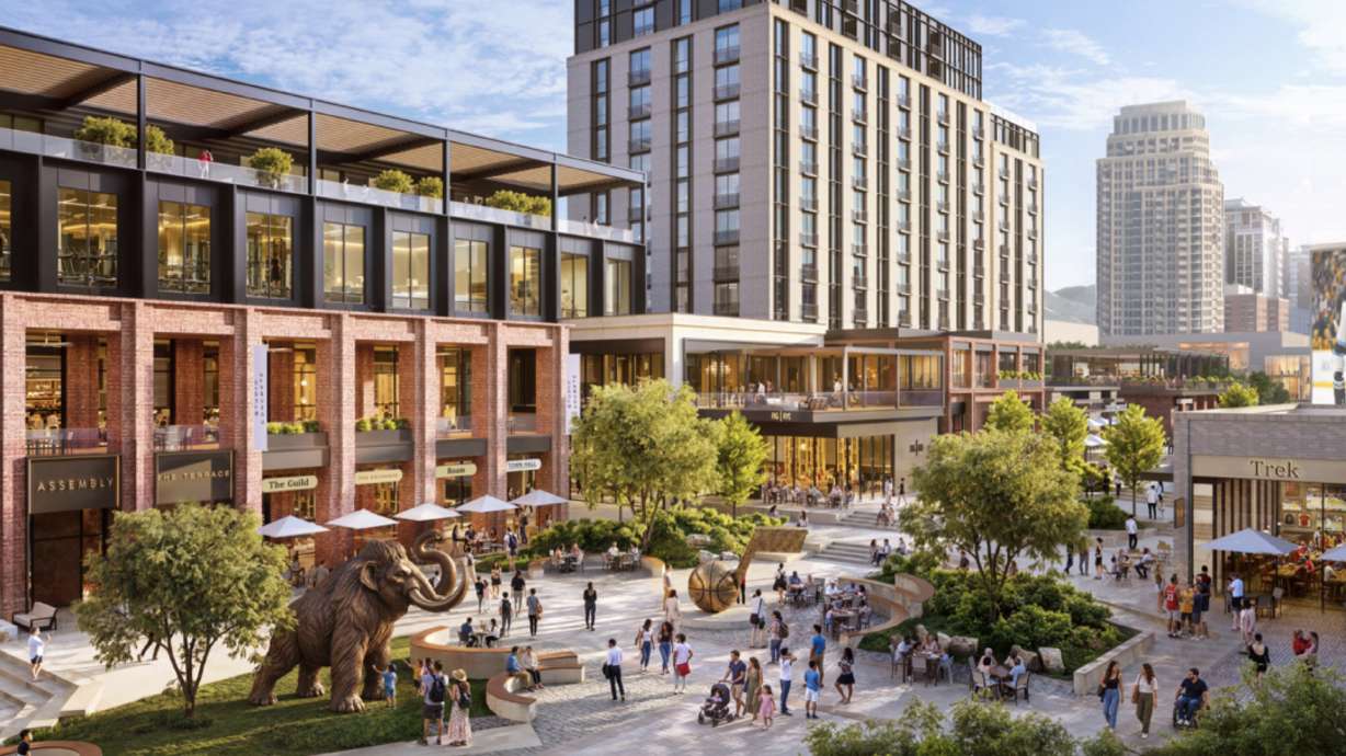 Smith Entertainment Group, Salt Lake leaders unveil updated downtown vision