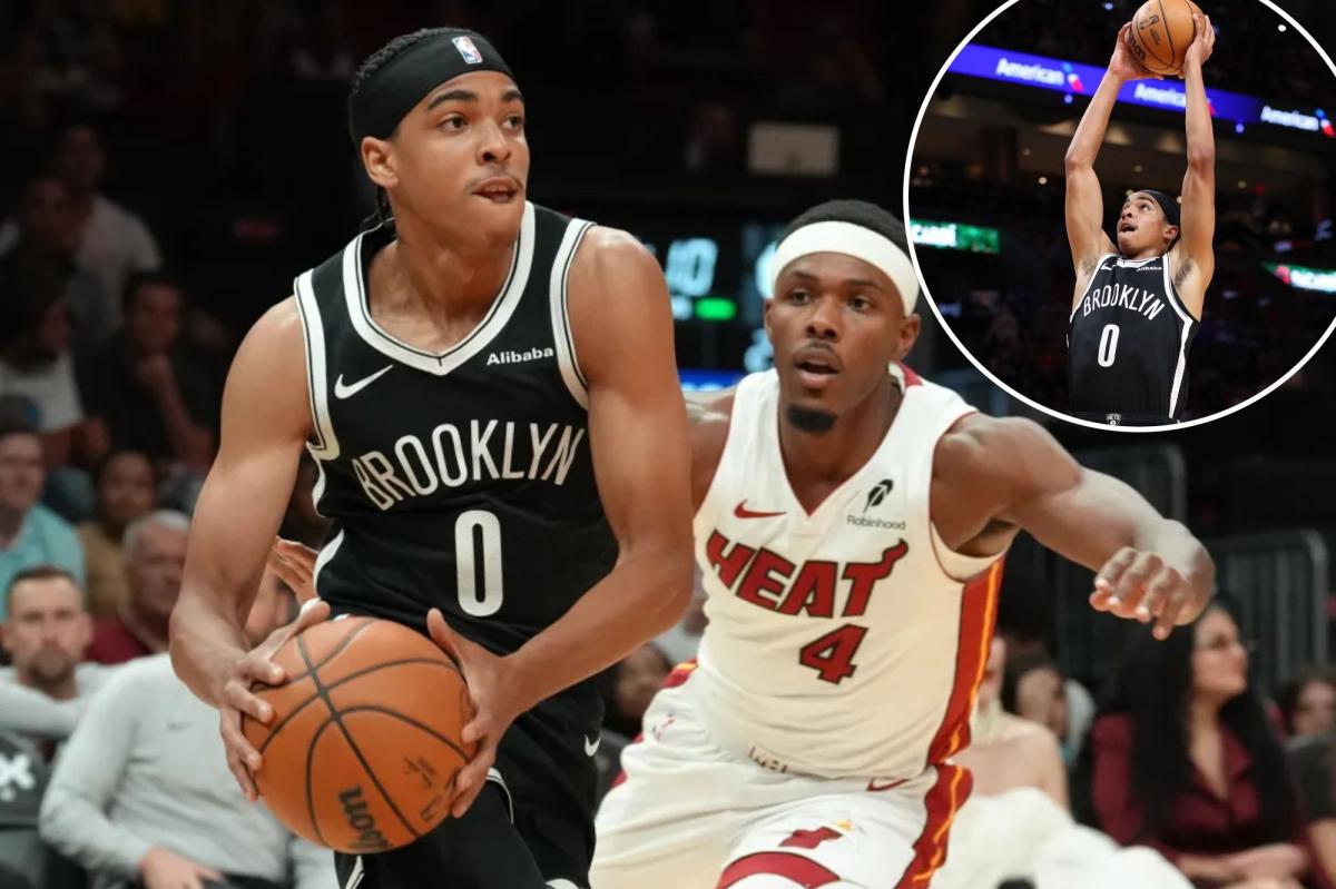 Nets' top 2026 draft pick Mikel Brown Jr. makes NBA debut