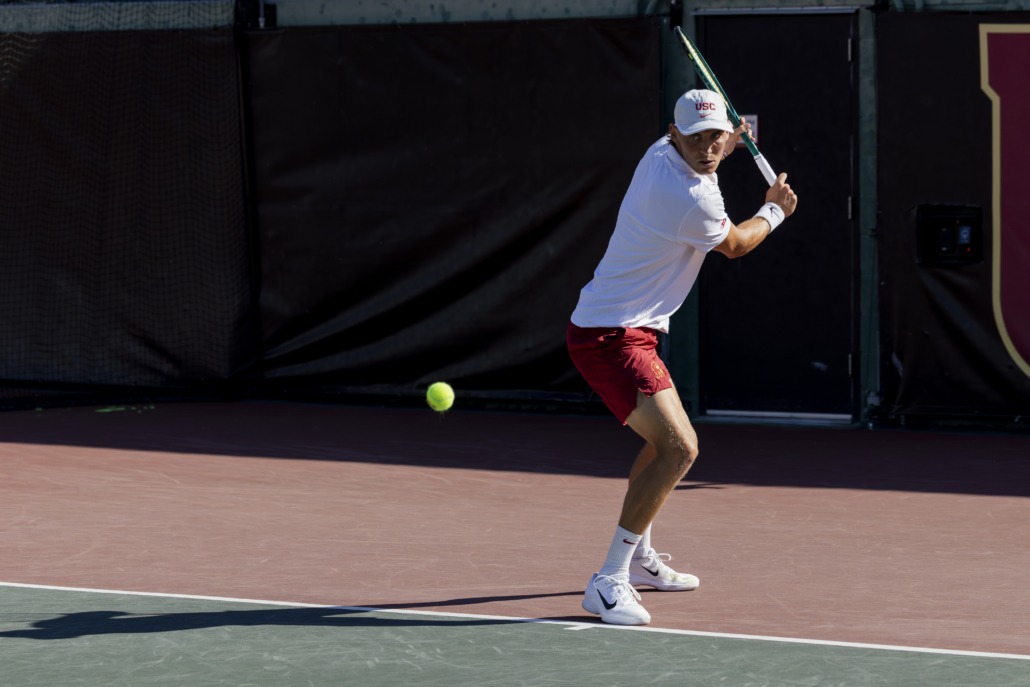 Nathan Trouve hitting the ball.