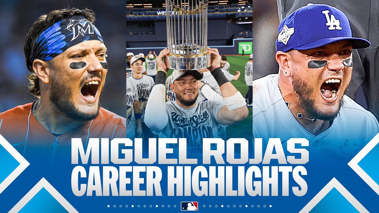 Miguel Rojas career highlights (Miggy Ro's best moments including his STUNNING 2025 World Series HR)