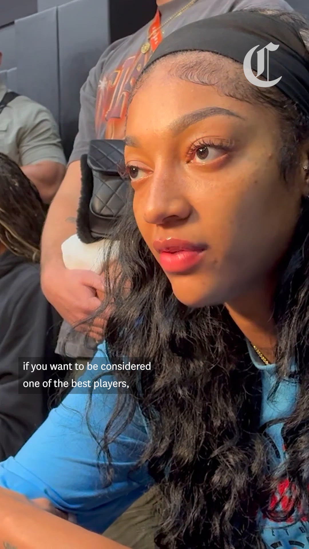 WNBA Finals Media Day: Atlanta Dream forward Angel Reese answers questions