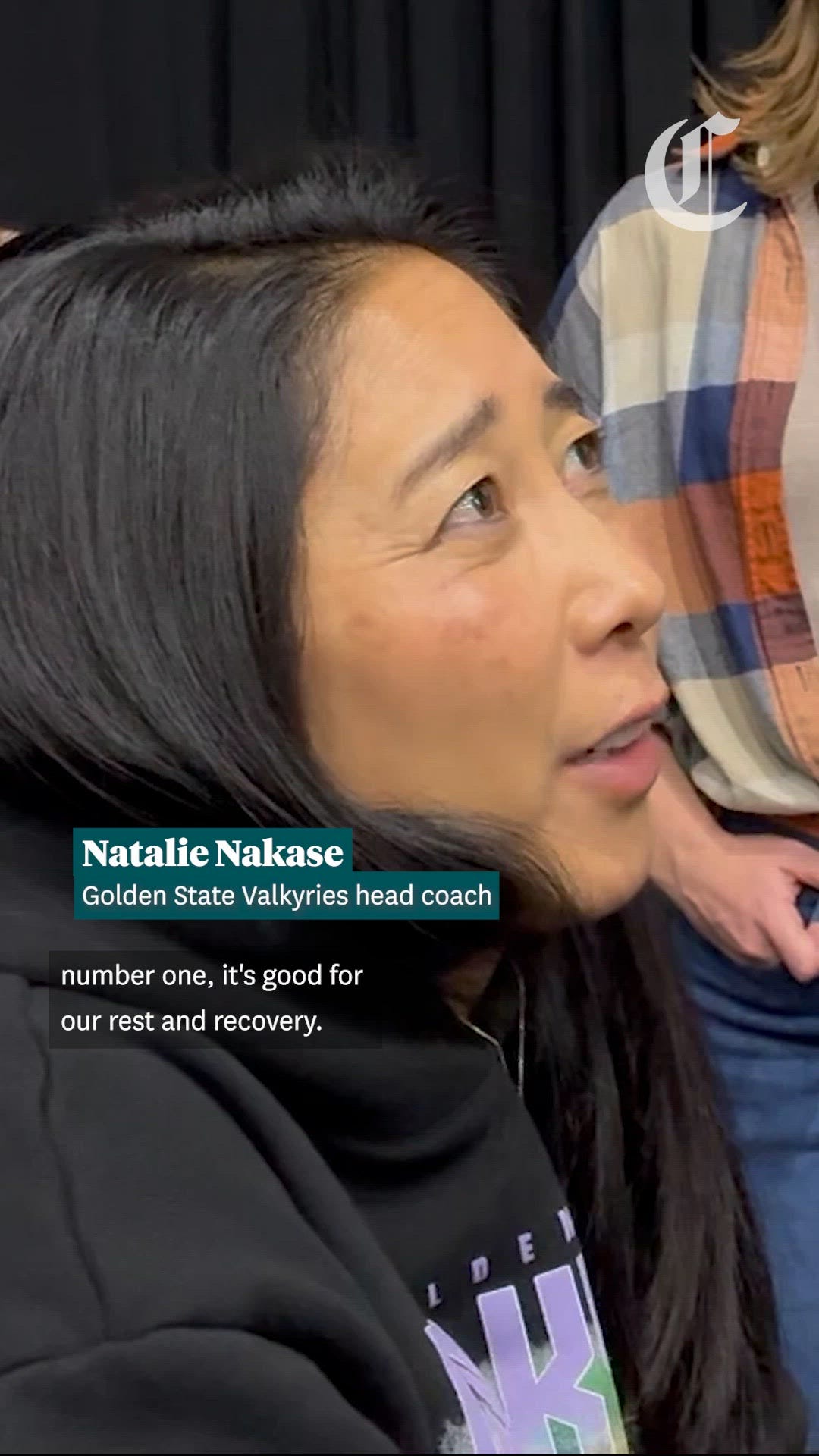WNBA Finals Media Day: Valkyries coach Natalie Nakase