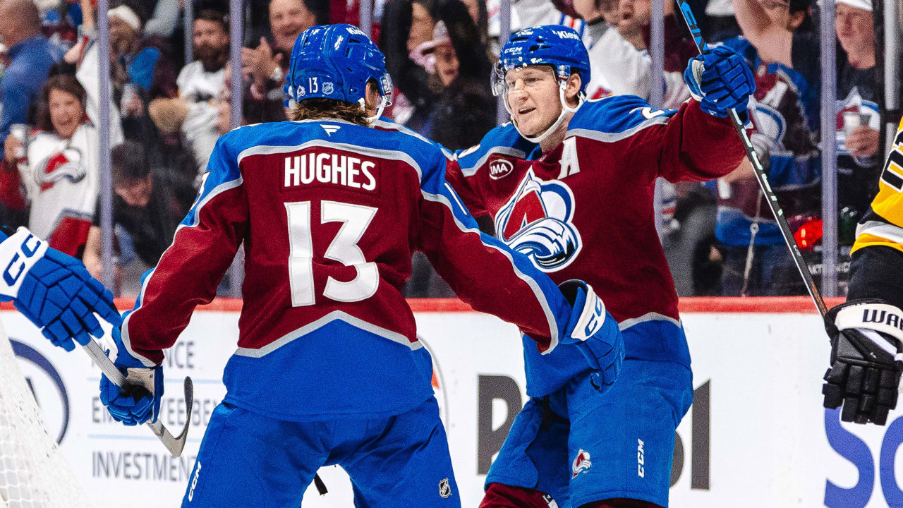 MacKinnon has goal, three assists, Avalanche rally past Penguins