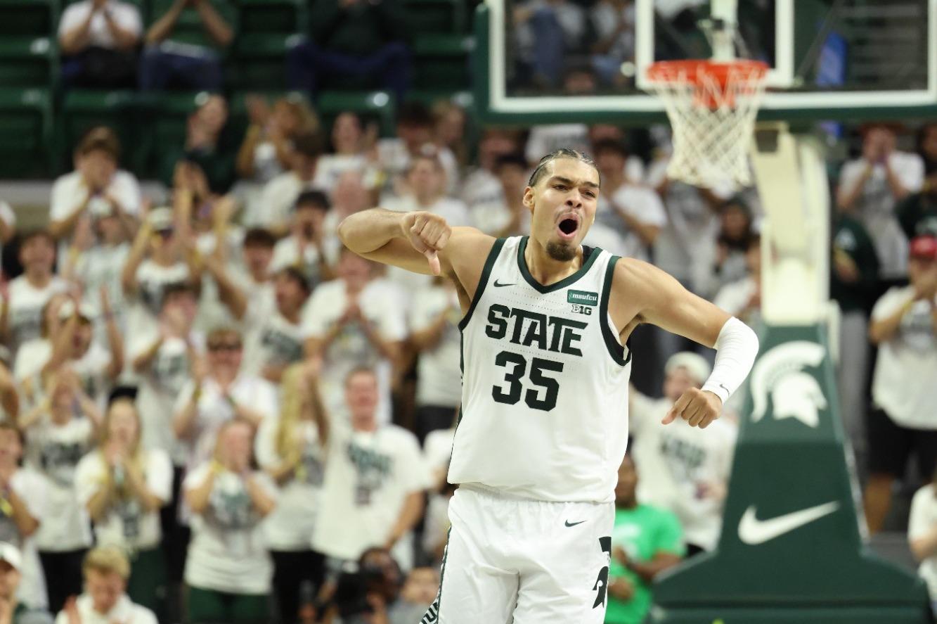 No. 6 Michigan State Hosts No. 4 UConn in Exhibition Game at the Breslin Center Tuesday Night