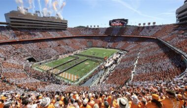 Neyland Stadium breaks college football noise record during Vols' win over Alabama