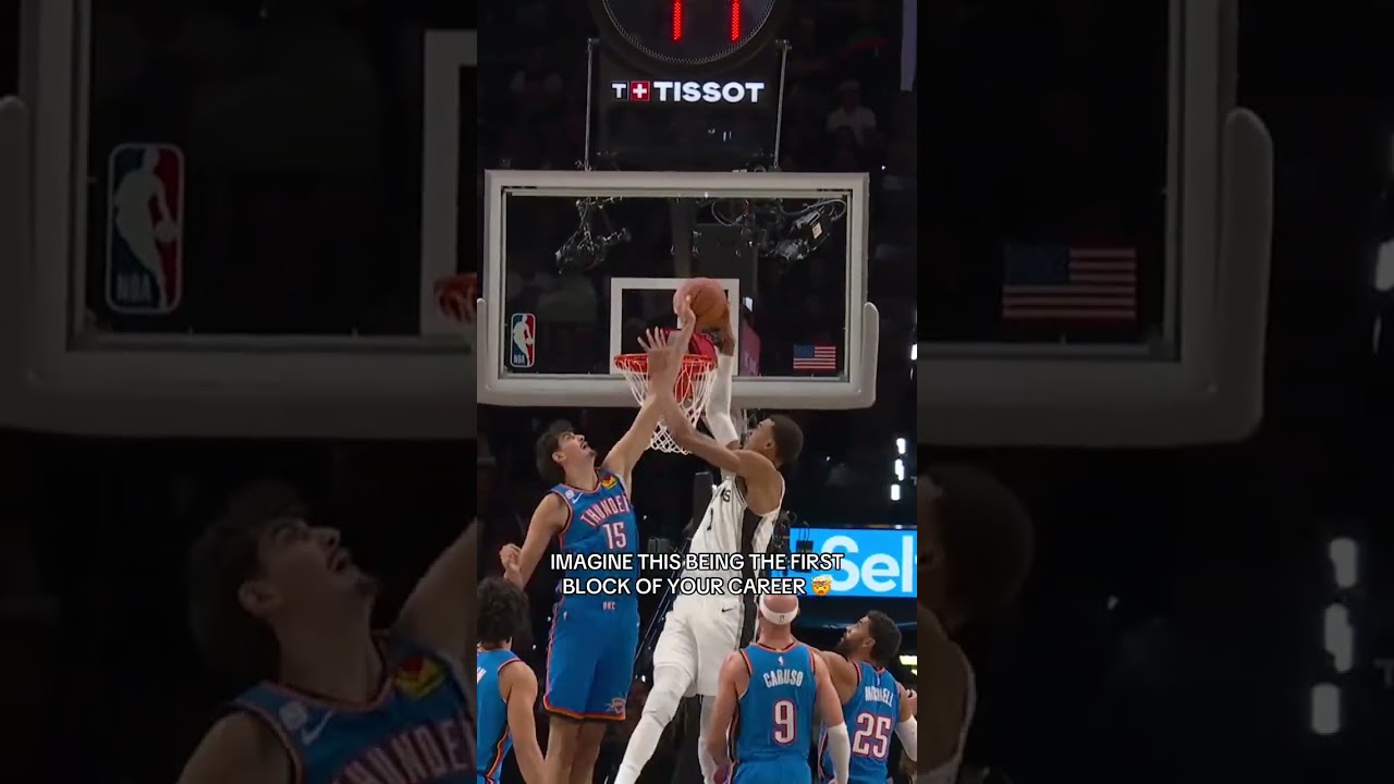 The first block of Aday Mara’s career was INSANE 😱