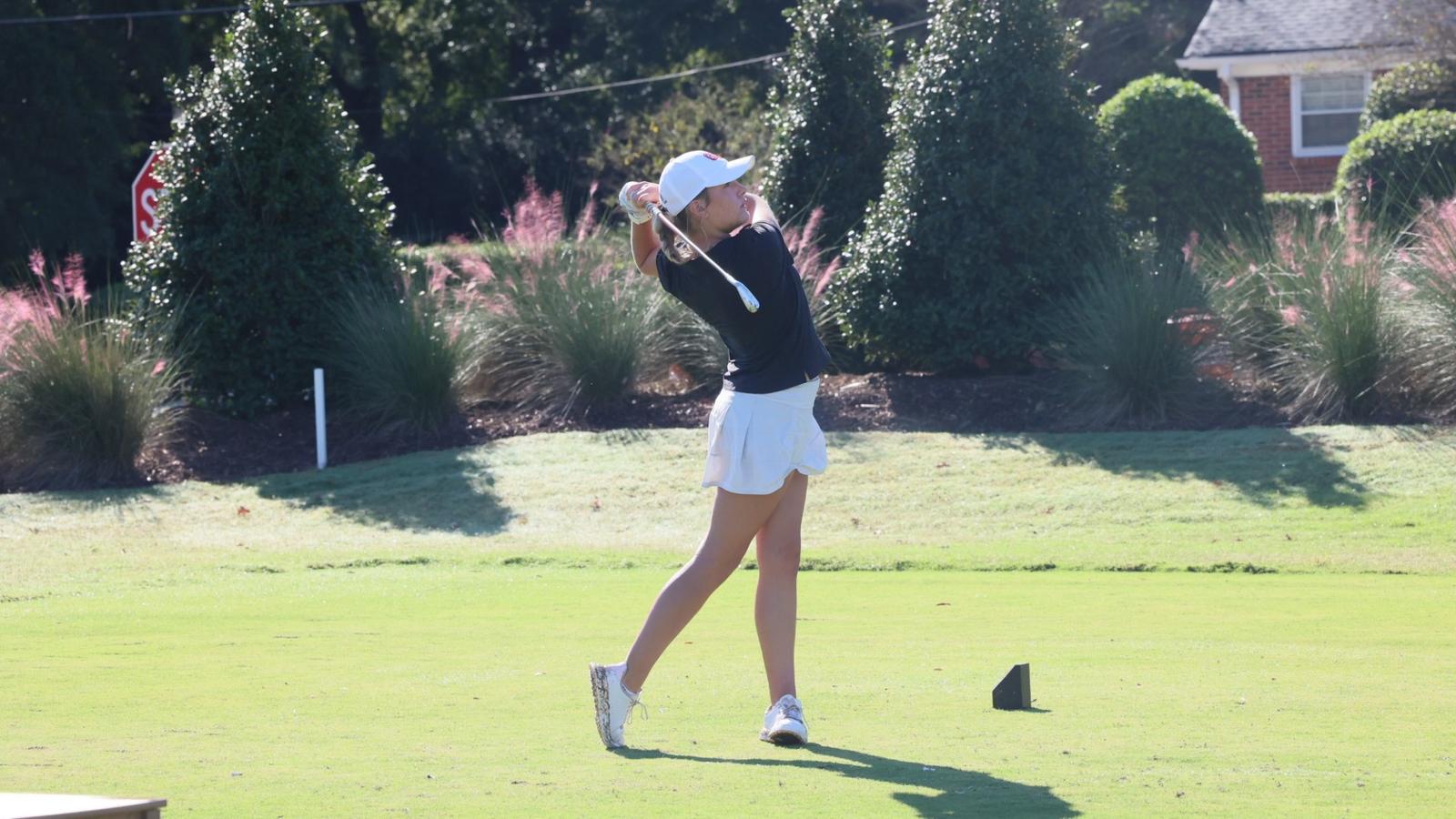 Benson Leads Women's Golf at Opening Day of Fripp Island Intercollegiate