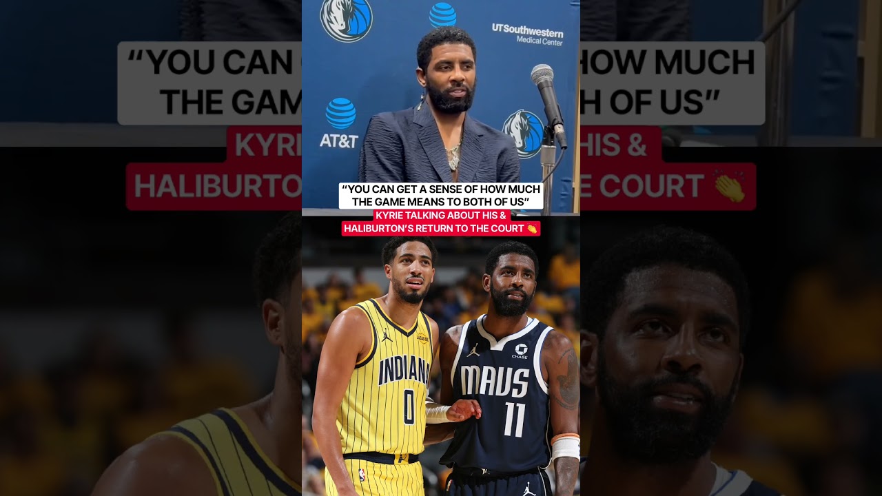 Kyrie knows what that moment meant for Tyrese Haliburton ❤️ (DallasSportsJournael/YT)