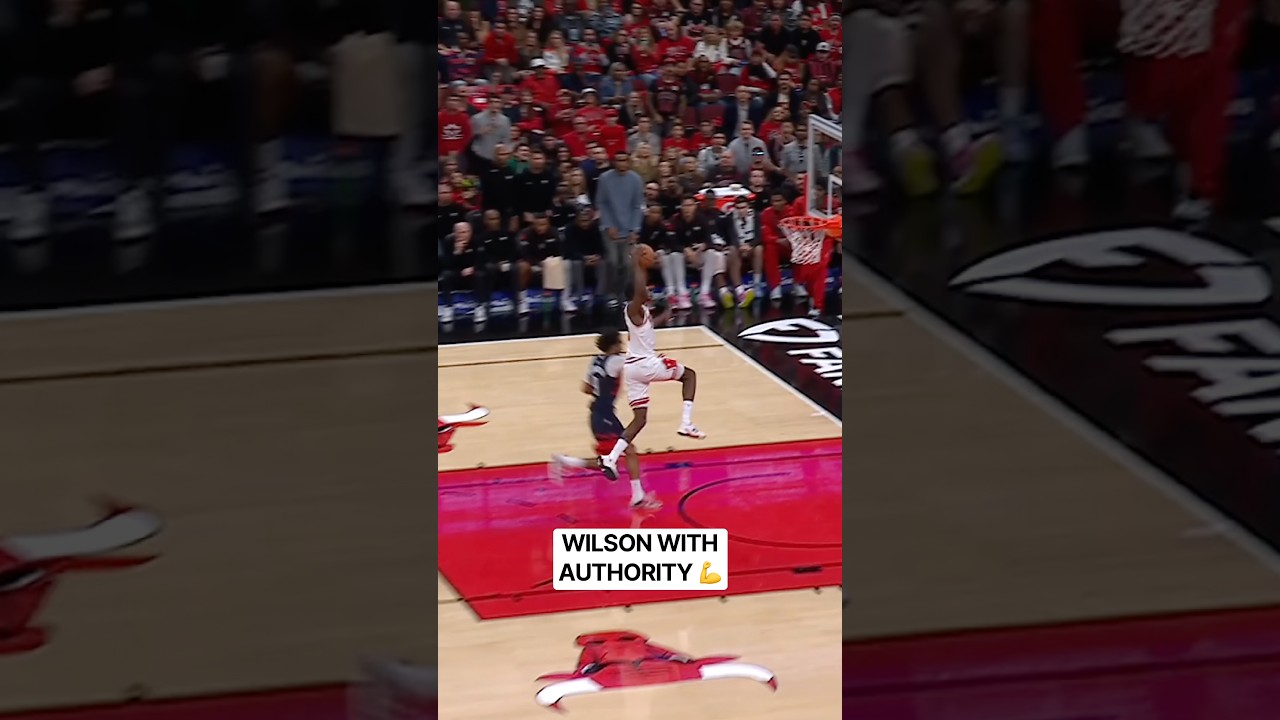 Caleb Wilson Throws Down a HUGE One-Handed Slam and Loves It 😤🔥