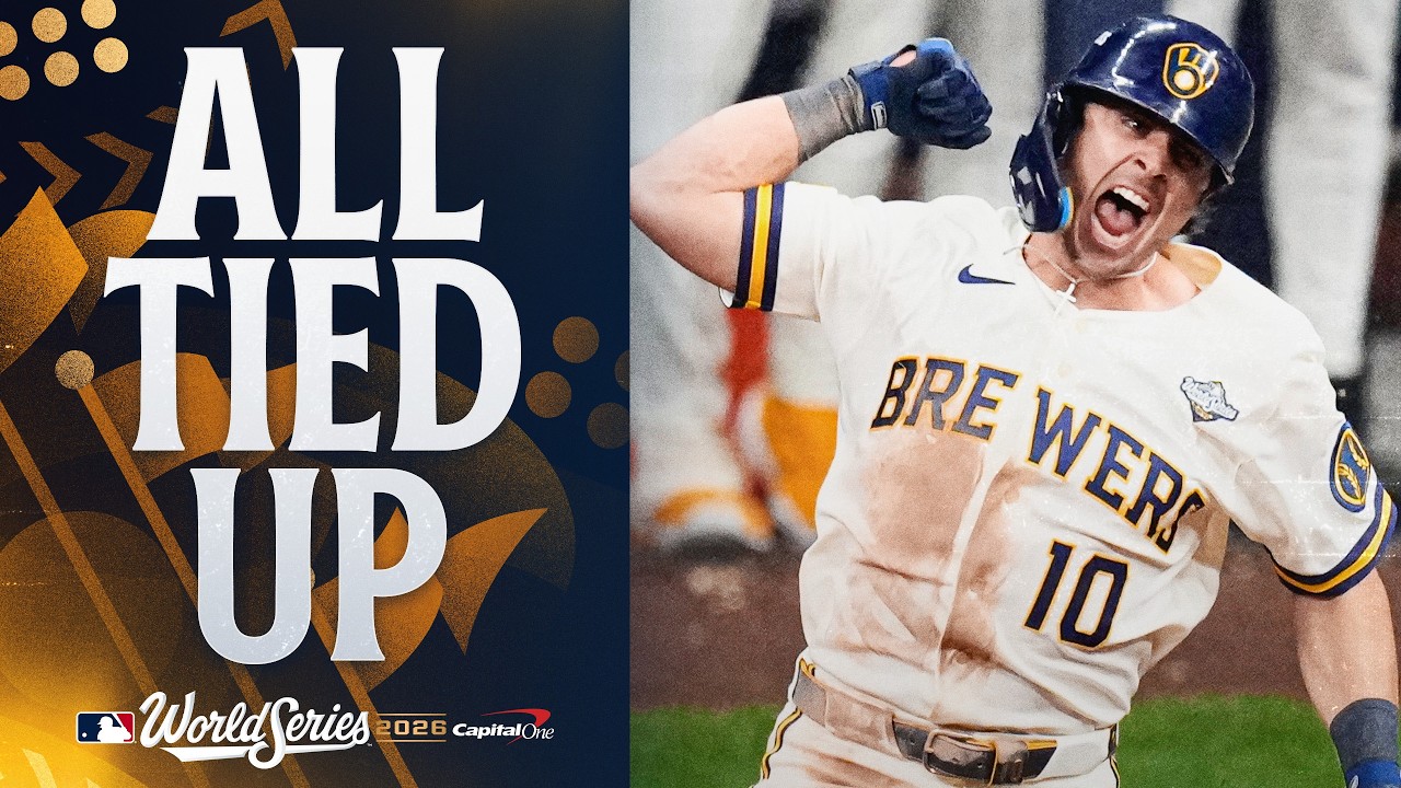 Sal Frelick hits Brewers' first World Series homer in 16,075 days! | MLB Highlights
