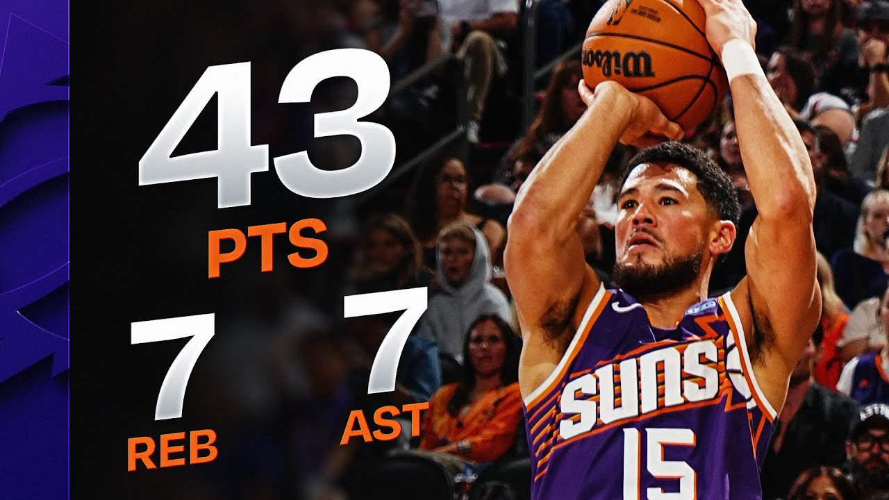 Devin Booker Delivers a Masterclass With 43 Points, 7 Assists and 7 Rebounds 🔥| October 24, 2026