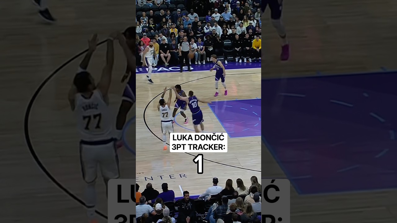 Luka was cooking from three in his 52 PT game 🔥