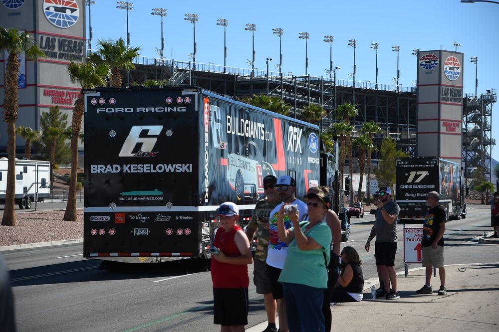 Brad Keselowski's RFK Racing hauler hauler